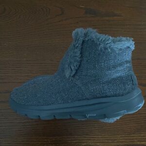 Skechers Gray Ankle Boots